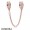 Pandora Safety Chains Pandora Shining Elegance Safety Chain Rose Clear Cz Jewelry