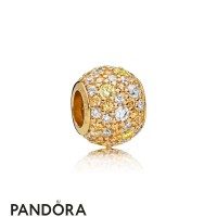 Pandora Shine Golden Pave Ball Charm Jewelry Pandora Shine Golden Pave Ball Charm Jewelry