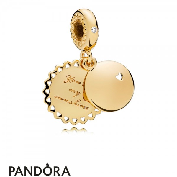 Pandora Shine You Are My Sunshine Hanging Charm Jewelry