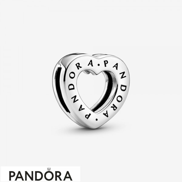 Women's Pandora Signature Heart Clip Charm Jewelry