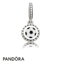 Women's Pandora Soccer Dangle Charm Mixed Enamel Jewelry Women's Pandora Soccer Dangle Charm Mixed Enamel Jewelry
