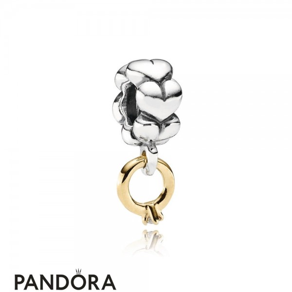 Women's Pandora Solitaire Ring Silver Dangle With 14K 002Ct Diamond Jewelry