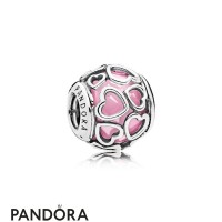 Pandora Sparkling Paves Charms Encased In Love Charm Pink Cz Jewelry Pandora Sparkling Paves Charms Encased In Love Charm Pink Cz Jewelry