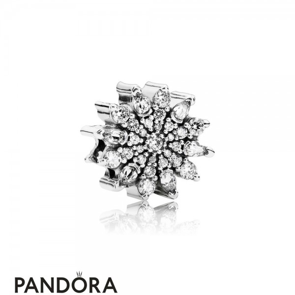 Pandora Sparkling Paves Charms Ice Crystal Charm Clear Cz Jewelry