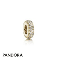 Pandora Sparkling Paves Charms Inspiration Within Spacer 14K Gold Cz Jewelry Pandora Sparkling Paves Charms Inspiration Within Spacer 14K Gold Cz Jewelry