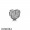 Pandora Sparkling Paves Charms Pave Heart Charm Clear Cz Jewelry
