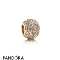 Pandora Sparkling Paves Charms Pave Lights Charm Clear Cz 14K Gold Jewelry Pandora Sparkling Paves Charms Pave Lights Charm Clear Cz 14K Gold Jewelry