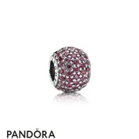 Pandora Sparkling Paves Charms Pave Lights Charm Red Cz Jewelry