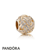 Pandora Sparkling Paves Charms Sparkling Love Knot Charm 14K Gold Clear Cz Jewelry Pandora Sparkling Paves Charms Sparkling Love Knot Charm 14K Gold Clear Cz Jewelry