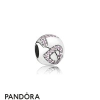 Pandora Sparkling Paves Charms Surrounded By Love Charm Pink Cz Jewelry Pandora Sparkling Paves Charms Surrounded By Love Charm Pink Cz Jewelry