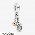 Women's Pandora Tennis Racket And Ball Dangle Charm Jewelry