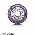 Pandora Touch Of Color Charms Dark Purple Shimmer Charm Murano Glass Jewelry