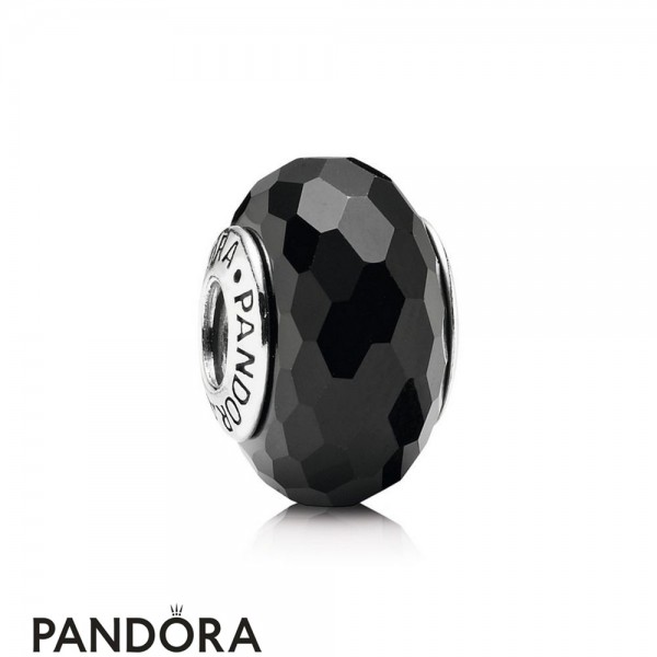 Pandora Touch Of Color Charms Fascinating Black Charm Murano Glass Jewelry