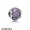 Pandora Touch Of Color Charms Intertwining Radiance Purple Clear Cz Jewelry