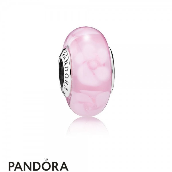 Pandora Touch Of Color Charms Nostalgic Roses Charm Murano Glass Jewelry