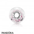 Pandora Touch Of Color Charms Pink Field Of Flowers Charm Murano Glass Jewelry