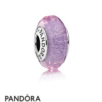 Pandora Touch Of Color Charms Purple Shimmer Charm Murano Glass Jewelry