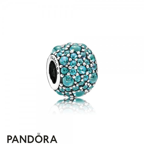 Pandora Touch Of Color Charms Shimmering Droplet Charm Teal Cz Jewelry