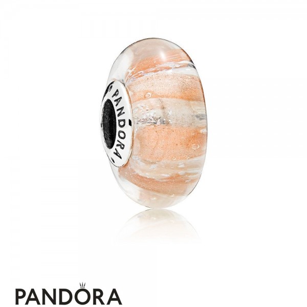 Pandora Touch Of Color Charms Shimmering Stripe Murano Glass Charm Jewelry