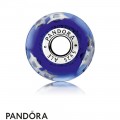 Pandora Touch Of Color Charms Starry Night Sky Charm Murano Glass Clear Cz Jewelry