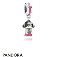Pandora Vacation Travel Charms Korean Doll Pendant Charm Mixed Enamels Jewelry