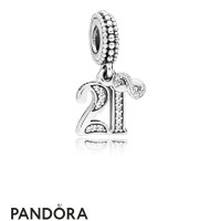 Women's Pandora 21 Years Of Love Hanging Charm Jewelry Women's Pandora 21 Years Of Love Hanging Charm Jewelry