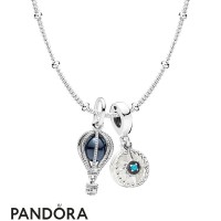 Women's Pandora Adventure Guide Necklace Set Jewelry Women's Pandora Adventure Guide Necklace Set Jewelry