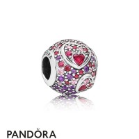Women's Pandora Asymmetric Hearts Of Love Charm Jewelry Women's Pandora Asymmetric Hearts Of Love Charm Jewelry