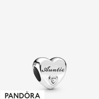 Women's Pandora Auntie's Love Heart Charm Jewelry Women's Pandora Auntie's Love Heart Charm Jewelry
