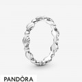 Women's Pandora Beaded Seashell Band Ring Jewelry