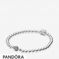 Women's Pandora Beads & Pave Bracelet Jewelry