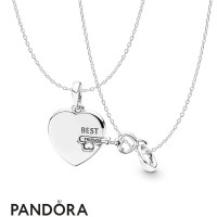 Women's Pandora Best Friends Forever Necklace Gift Set Jewelry Women's Pandora Best Friends Forever Necklace Gift Set Jewelry