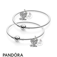 Women's Pandora Best Friends Pave Dinosaur Bangle Set Jewelry Women's Pandora Best Friends Pave Dinosaur Bangle Set Jewelry