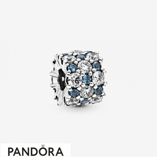 Women's Pandora Blue & Clear Sparkle Charm Jewelry