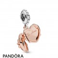 Women's Pandora Brazillian Heart Dangle Charm Pandora Rose Jewelry