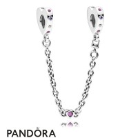Women's Pandora Bright Hearts Safety Chain Jewelry Women's Pandora Bright Hearts Safety Chain Jewelry