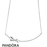 Women's Pandora Brilliant Bow Necklace Jewelry Women's Pandora Brilliant Bow Necklace Jewelry
