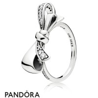 Women's Pandora Brilliant Bow Ring Jewelry Women's Pandora Brilliant Bow Ring Jewelry
