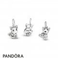 Women's Pandora Bull Terrier Puppy Dangle Charm Jewelry