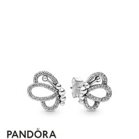 Women's Pandora Butterfly Outlines Earring Studs Jewelry Women's Pandora Butterfly Outlines Earring Studs Jewelry