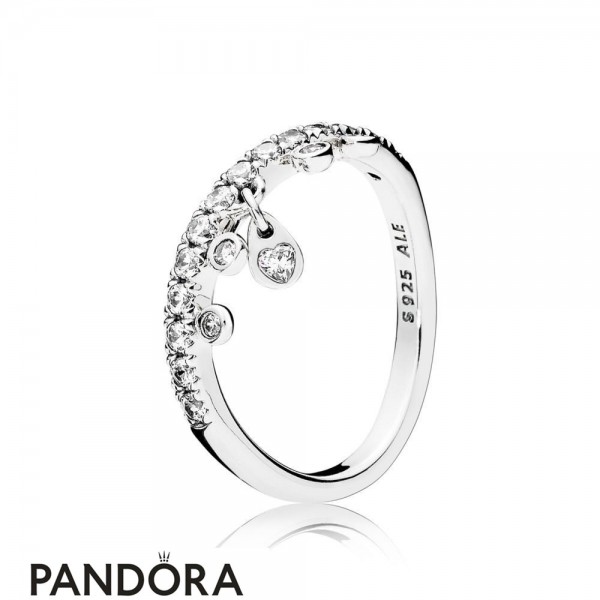 Women's Pandora Chandelier Droplets Ring Jewelry