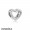 Women's Pandora Charm Heart Perled In Silver Jewelry