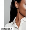 Women's Pandora Chunky Hoop Earrings Pandora Shine Jewelry