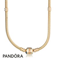Pandora Collections 14K Gold Charm Necklace Jewelry Pandora Collections 14K Gold Charm Necklace Jewelry