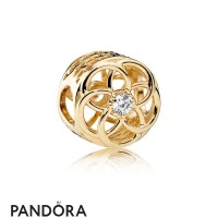 Pandora Collections Loving Bloom Charm 14K Gold Jewelry Pandora Collections Loving Bloom Charm 14K Gold Jewelry