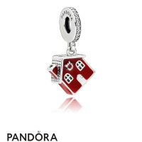 Women's Pandora Cosy Christmas House Hanging Charm Jewelry Women's Pandora Cosy Christmas House Hanging Charm Jewelry