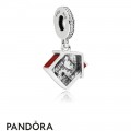 Women's Pandora Cosy Christmas House Hanging Charm Jewelry