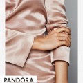 Women's Pandora Crossover Pave Triple Band Ring Jewelry