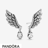 Women's Pandora Dangling Angel Wing Stud Earrings Jewelry Women's Pandora Dangling Angel Wing Stud Earrings Jewelry