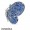 Women's Pandora Dazzling Blue Butterfly Brooch Jewelry